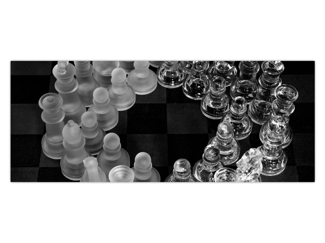 Obraz - černobílé šachy (V020598V10040)