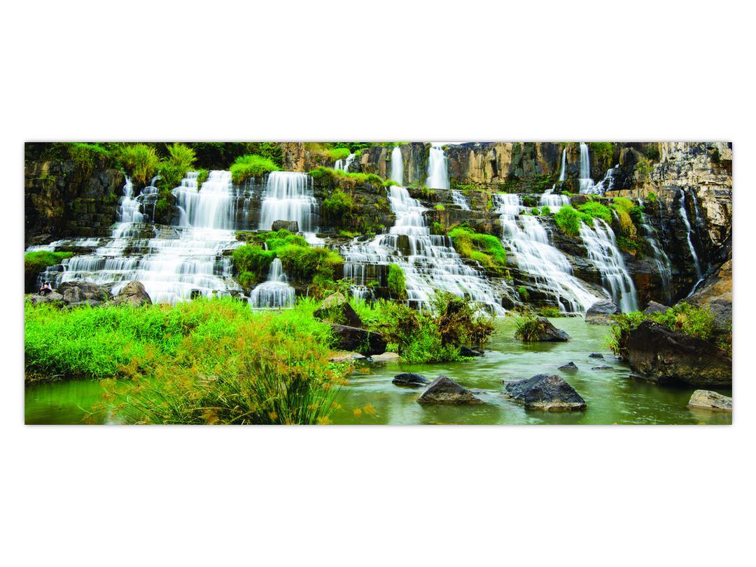 Obraz - vodopády se zelení (V020617V10040)