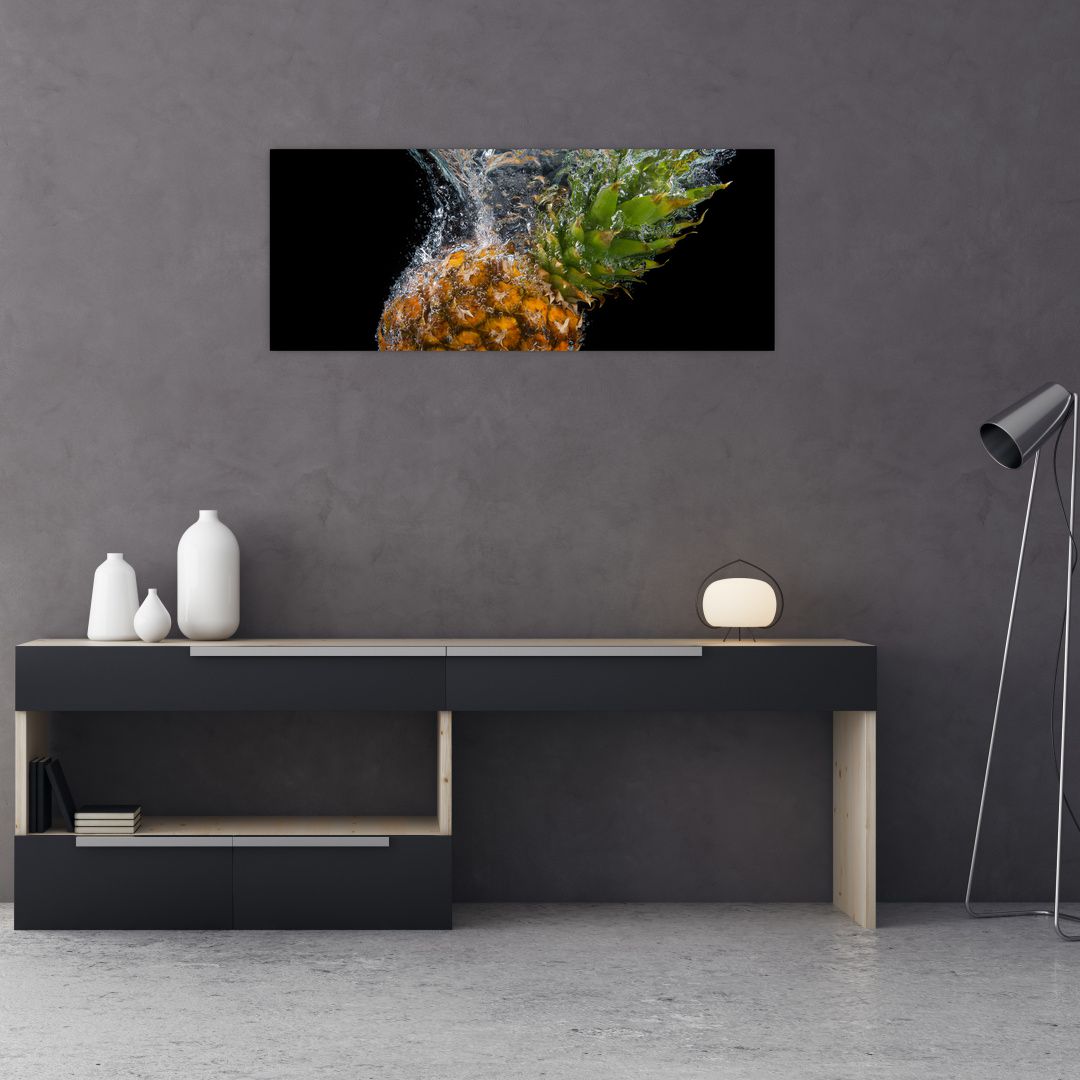 Obraz ananasu ve vodě (V020626V10040)