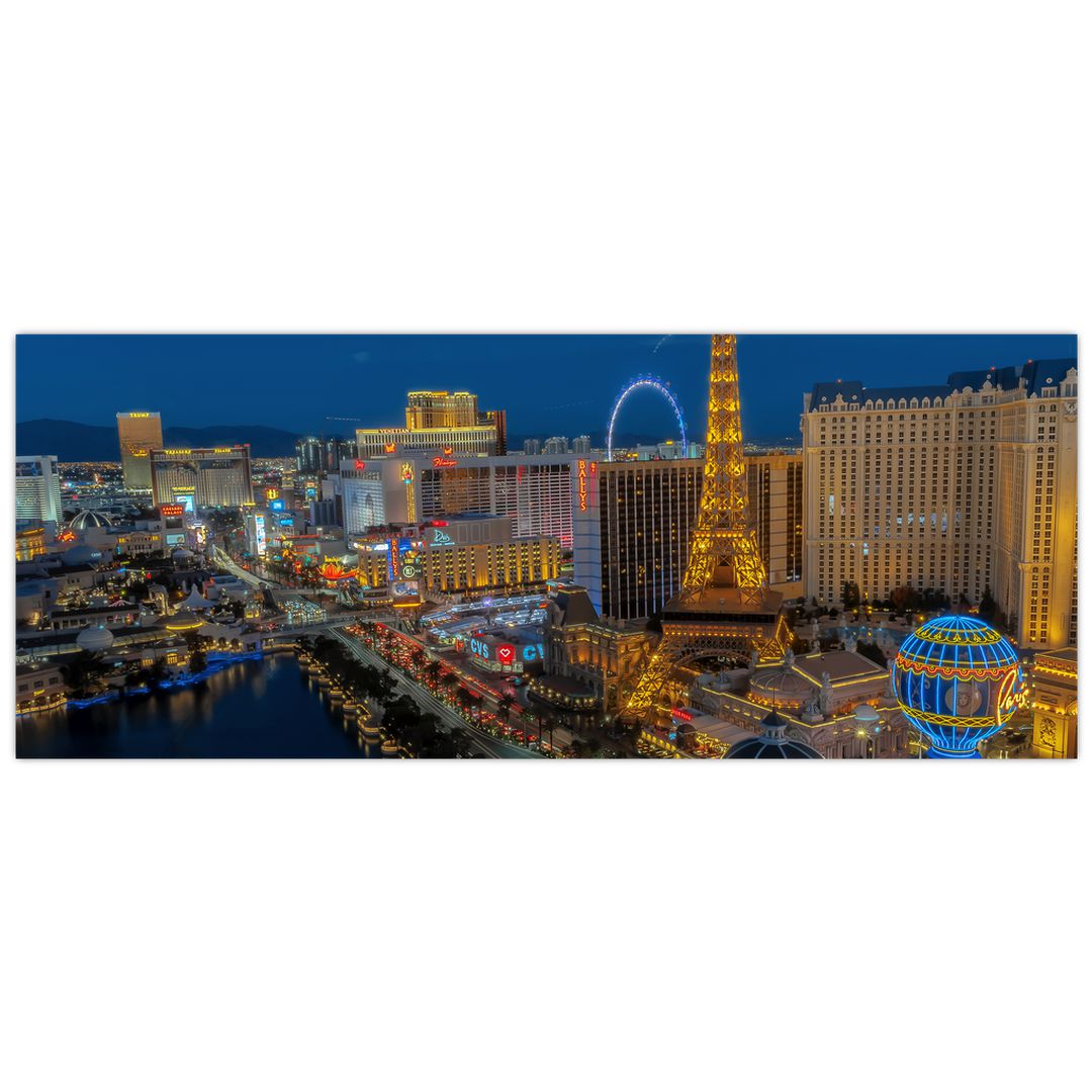 Obraz nočního Las Vegas (V021010V10040)