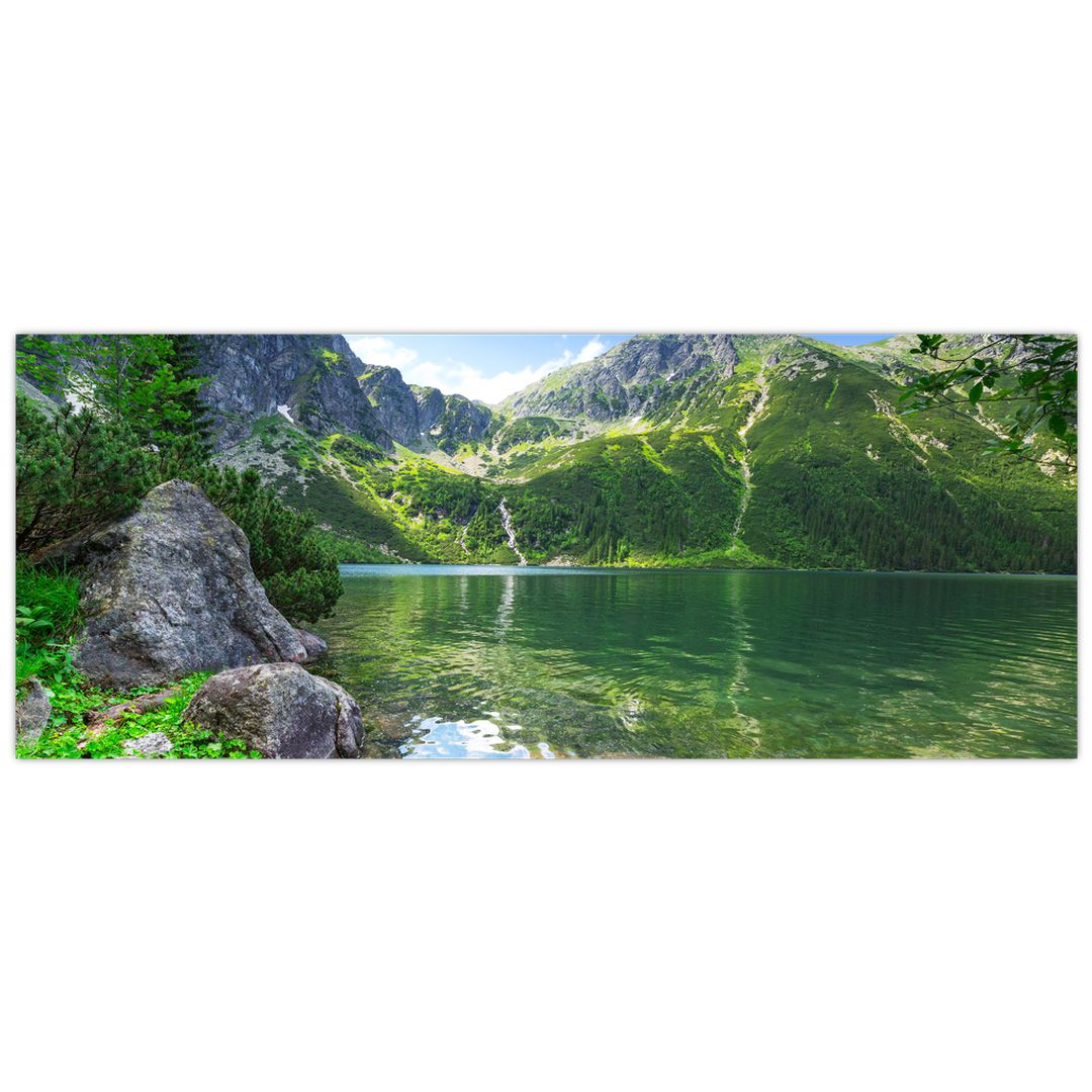 Obraz jezera v Tatrách (V021101V10040)
