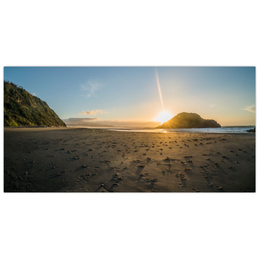 Skleněný obraz pláže (V020234V10050GD)