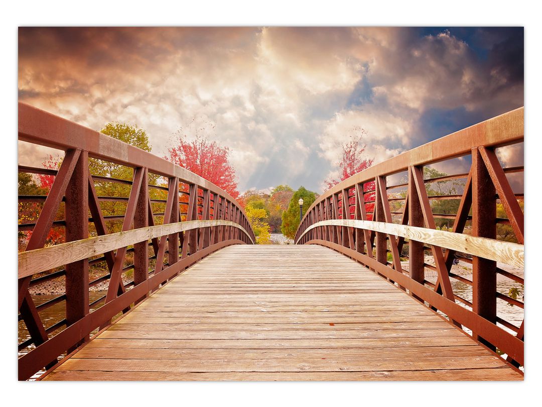 Obraz - dřevěný most (V020592V10070)