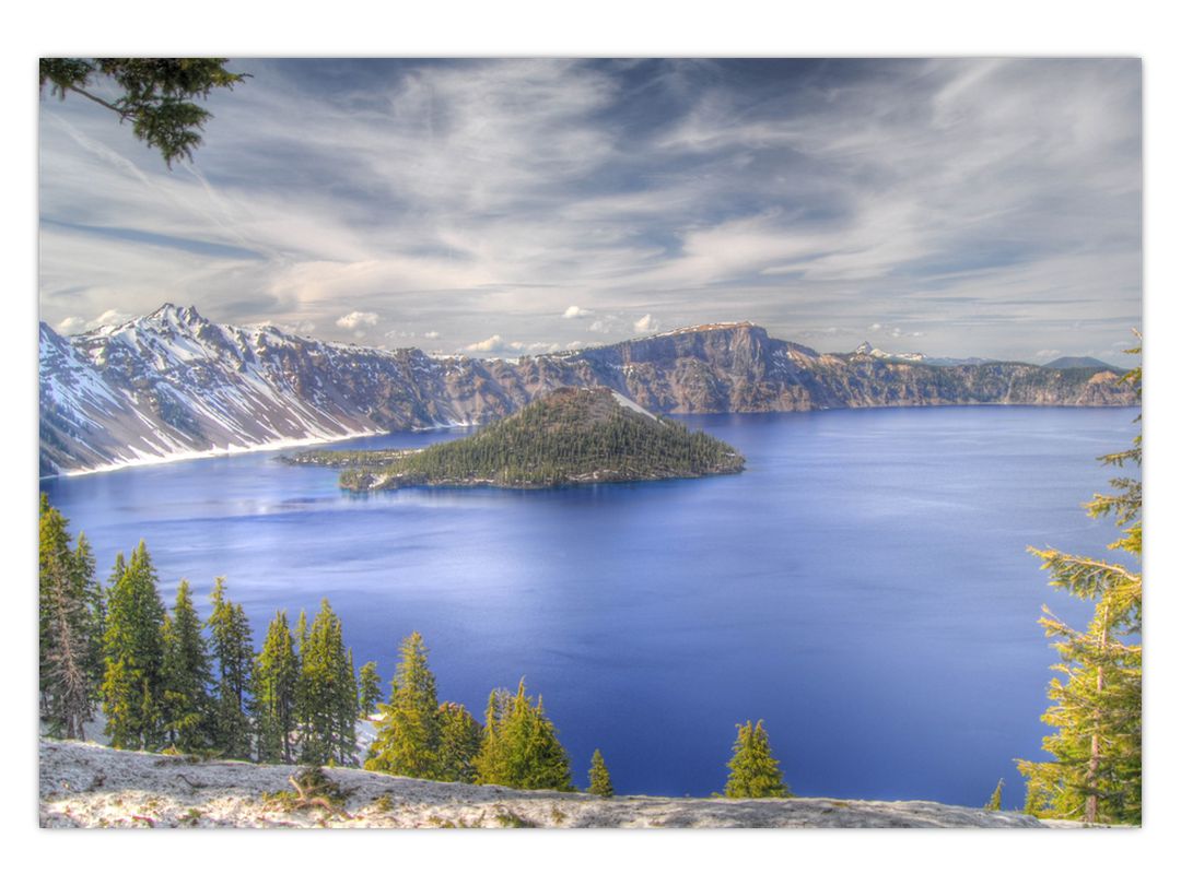 Obraz horského jezera (V020644V10070)