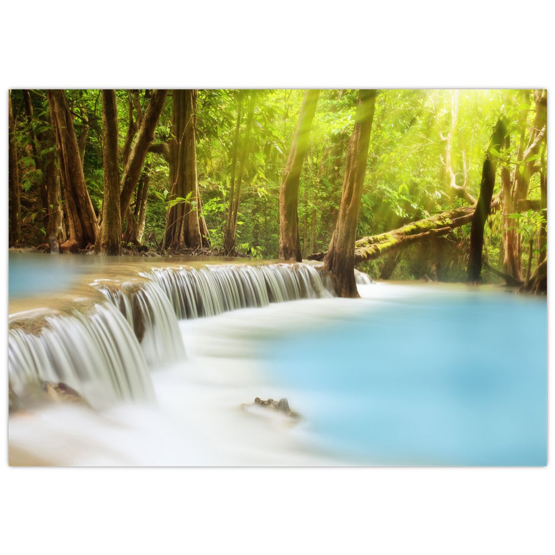 Obraz Huai Mae Kamin vodopádu v lese (V020933V10070)