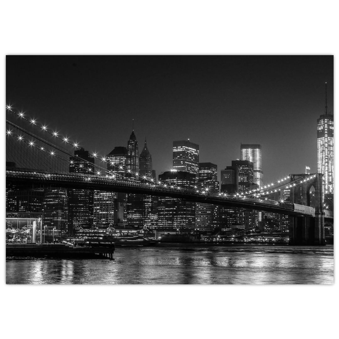 Obraz Brooklyn mostu v New Yorku (V020940V10070)
