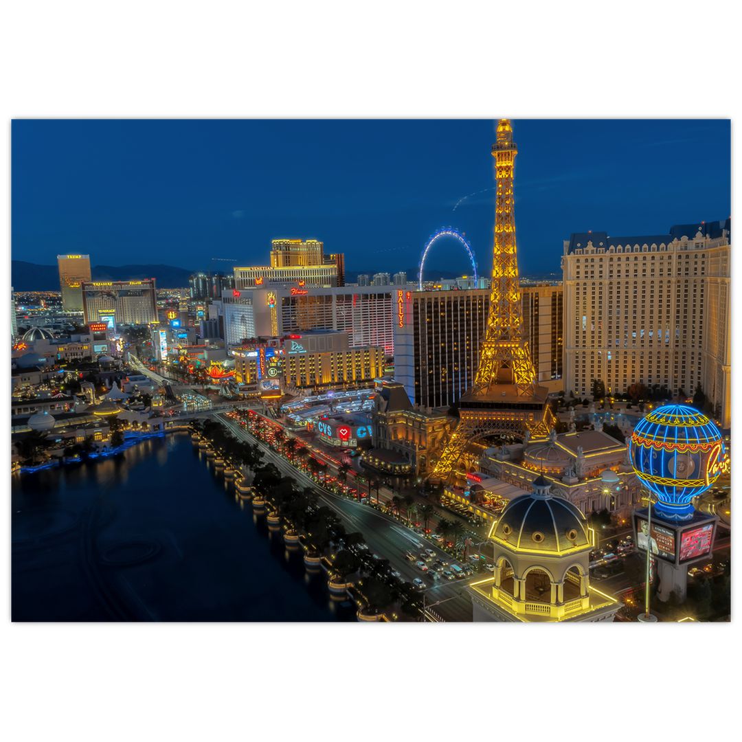 Obraz nočního Las Vegas (V021010V10070)