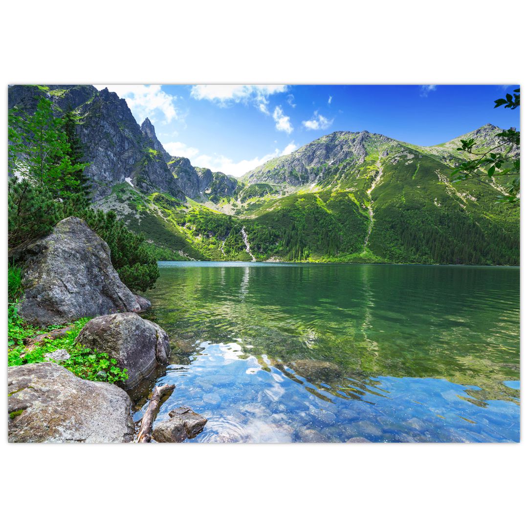 Obraz jezera v Tatrách (V021101V10070)