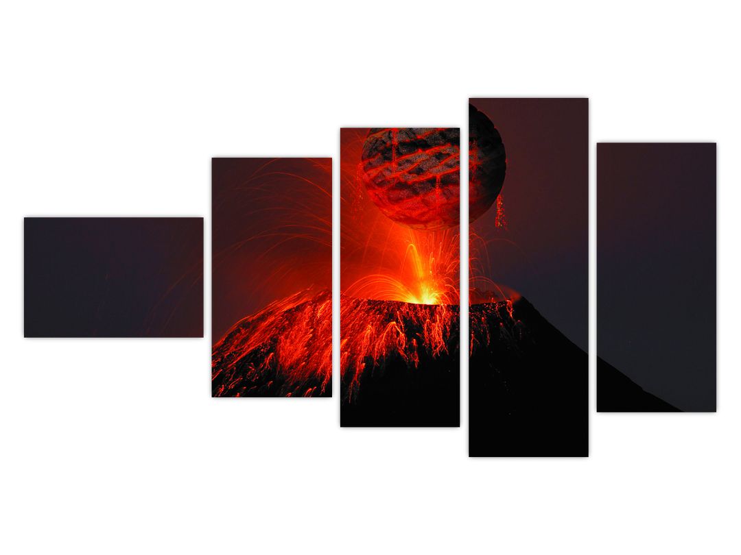 Obraz vulkánu (V020642V11060)