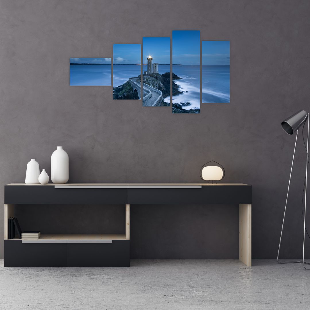 Obraz majáku a moře (V020918V11060)