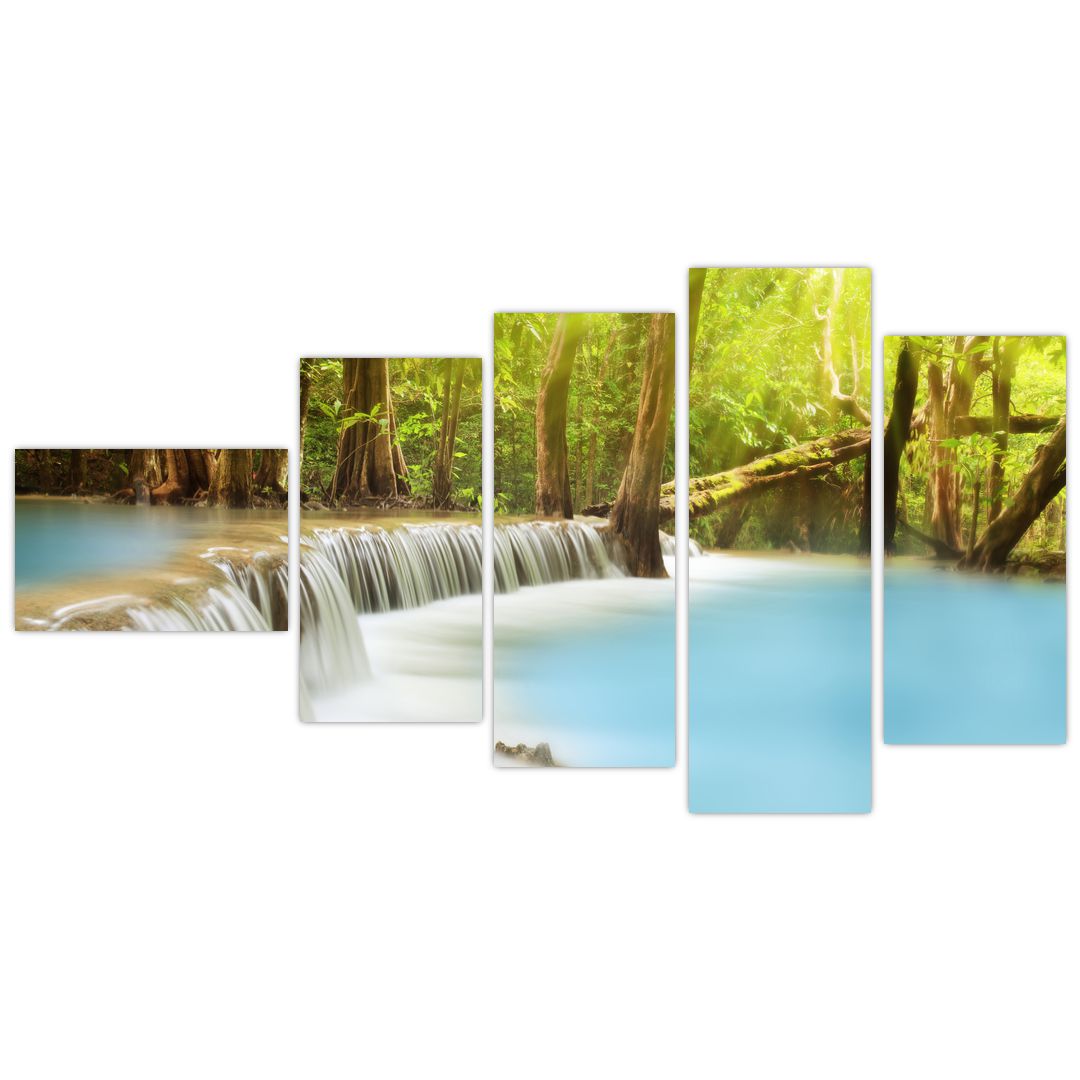 Obraz Huai Mae Kamin vodopádu v lese (V020933V11060)
