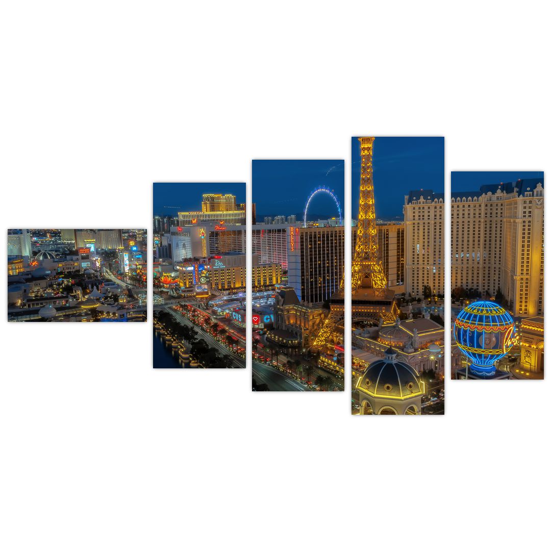 Obraz nočního Las Vegas (V021010V11060)