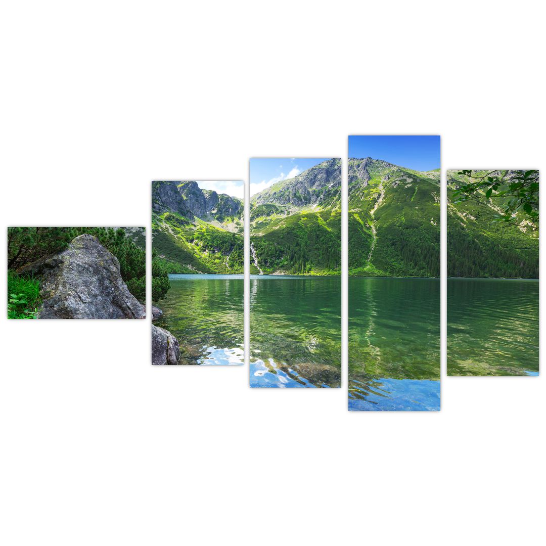 Obraz jezera v Tatrách (V021101V11060)