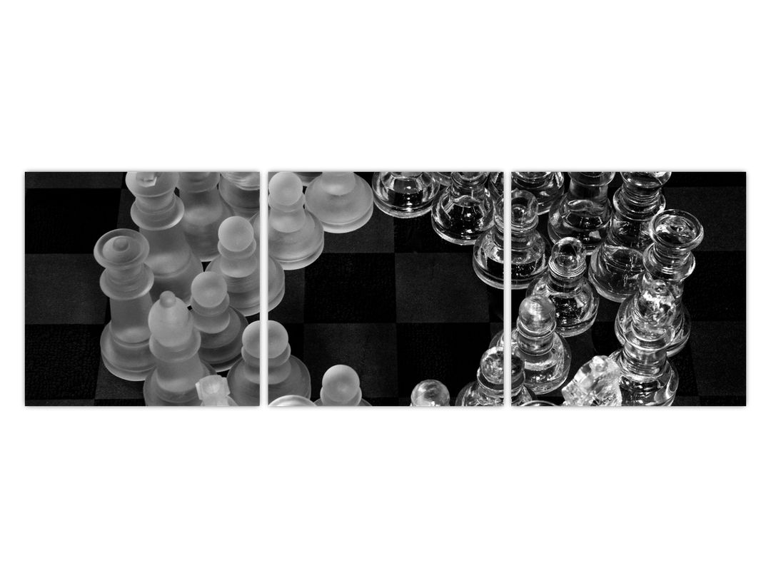 Obraz - černobílé šachy (V020598V12040)