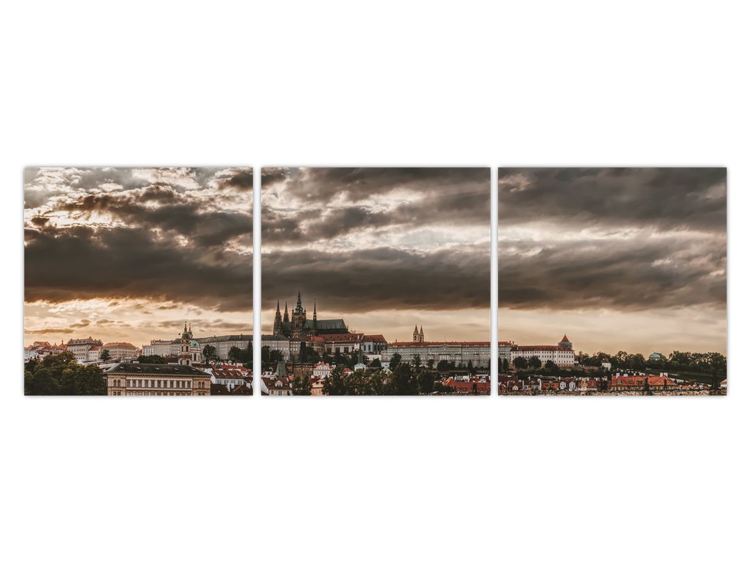 Obraz Pražského hradu v šeru (V020608V12040)