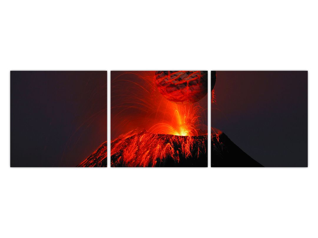 Obraz vulkánu (V020642V12040)