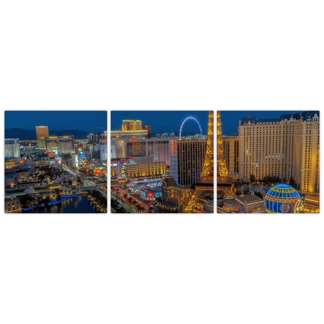 Obraz nočního Las Vegas (V021010V12040)