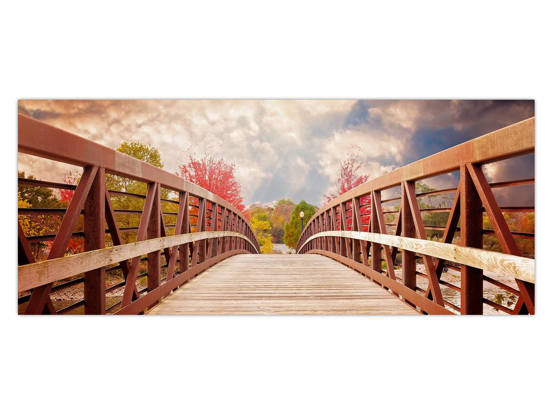 Obraz - dřevěný most (V020592V12050)