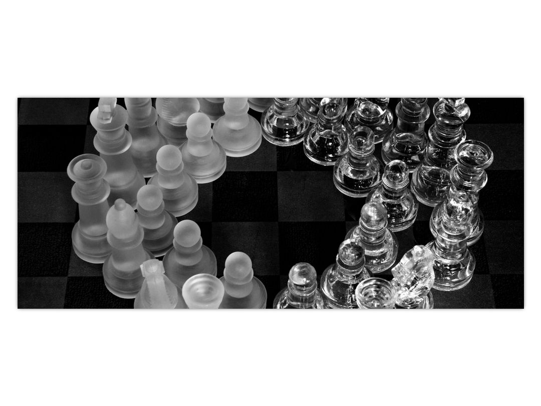 Obraz - černobílé šachy (V020598V12050)