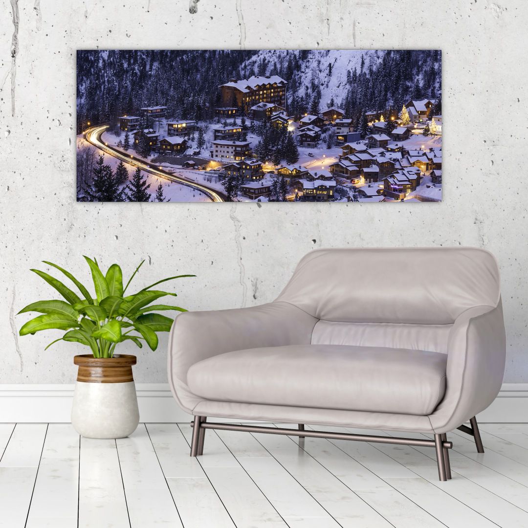 Obraz - horské zimní městečko (V020600V12050)