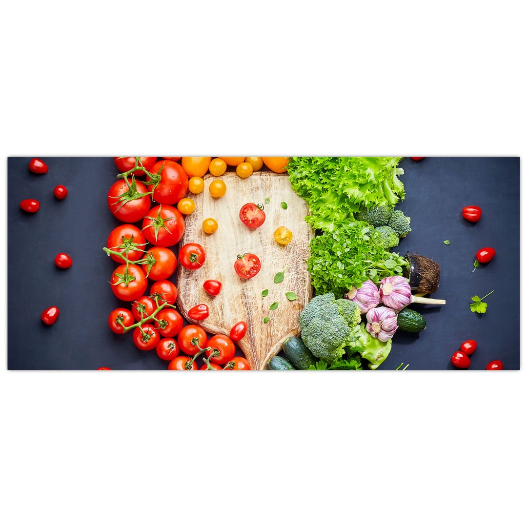 Obraz - Stůl plný zeleniny (V022283V12050)