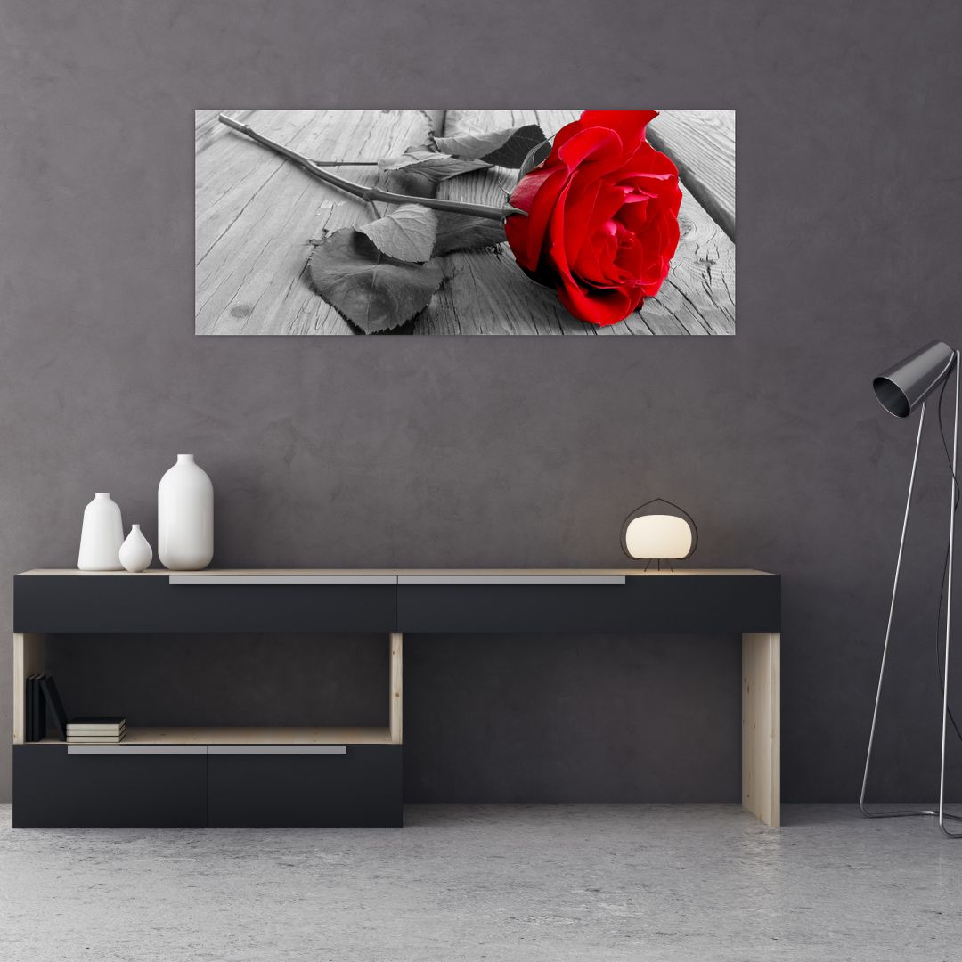 Obraz rudé růže (V022288V12050)