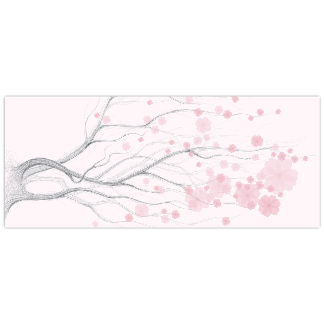 Tablou - Flori roz (V023529V12050)