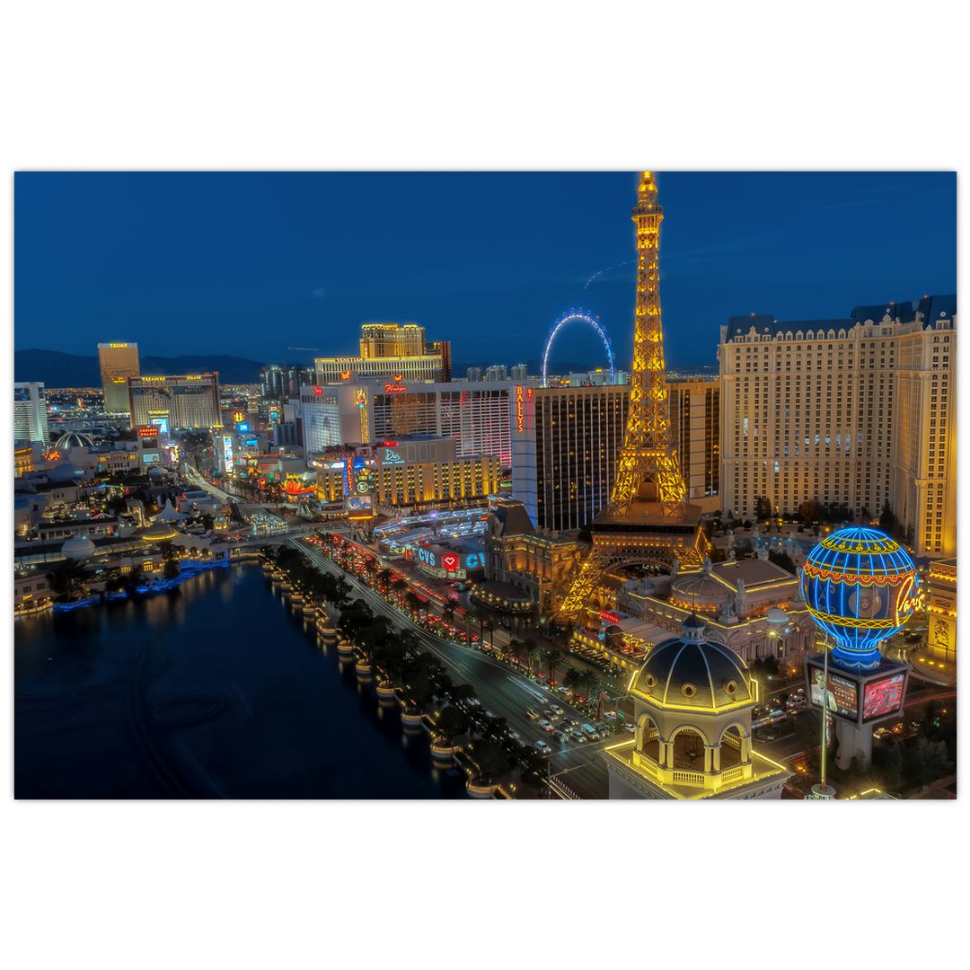Obraz nočního Las Vegas (V021010V12080)