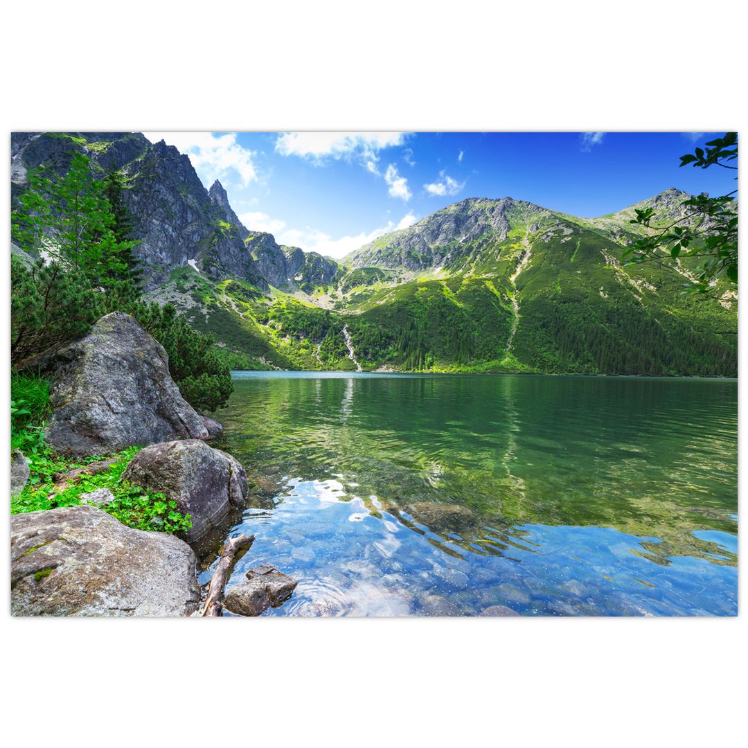Obraz jezera v Tatrách (V021101V12080)