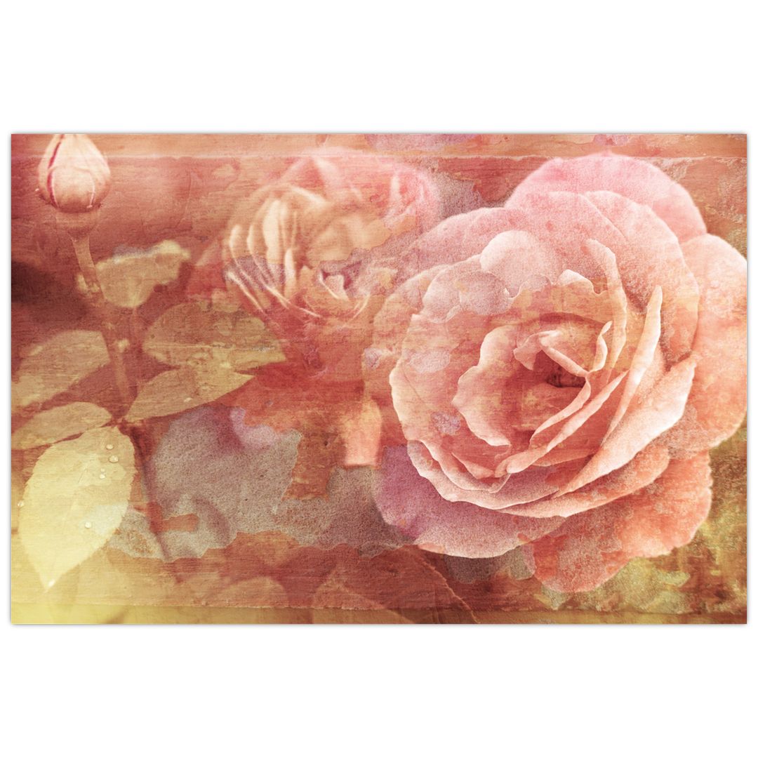 Tablou cu trandafir (V022255V12080)