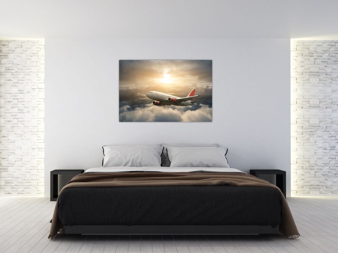 Obraz -  Letadlo v oblacích (V022327V12080)