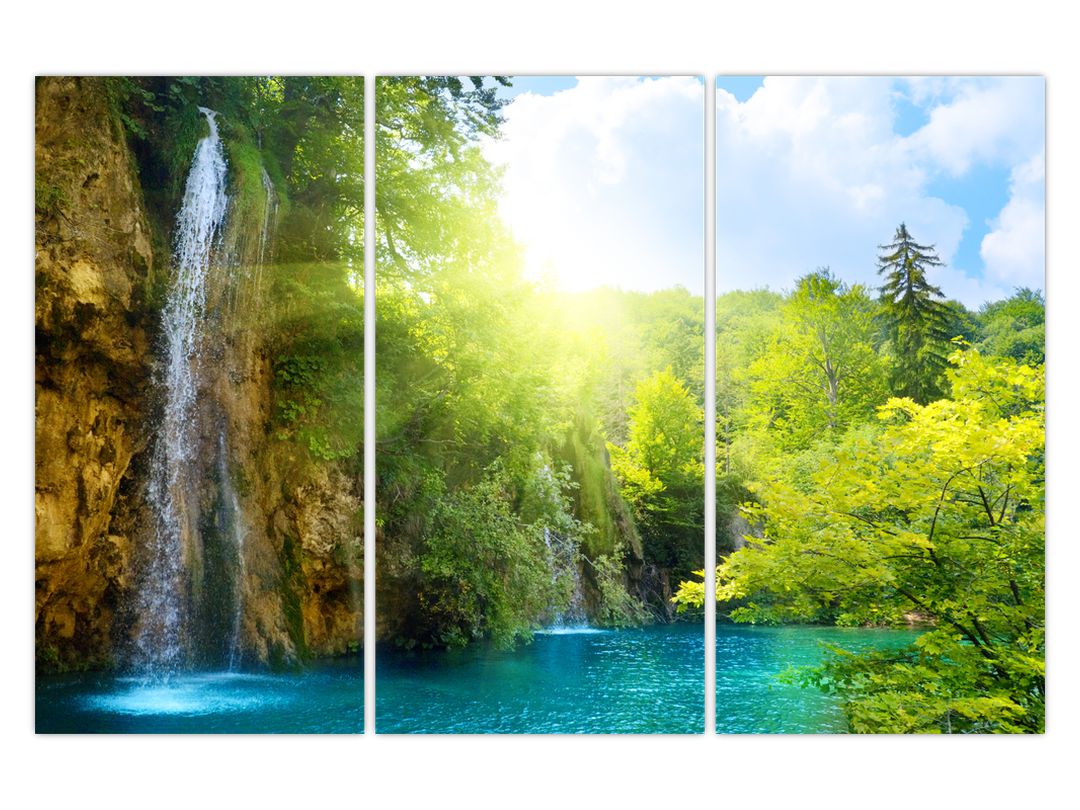 Obraz - vodopády v pralese (V020549V120803PCS)