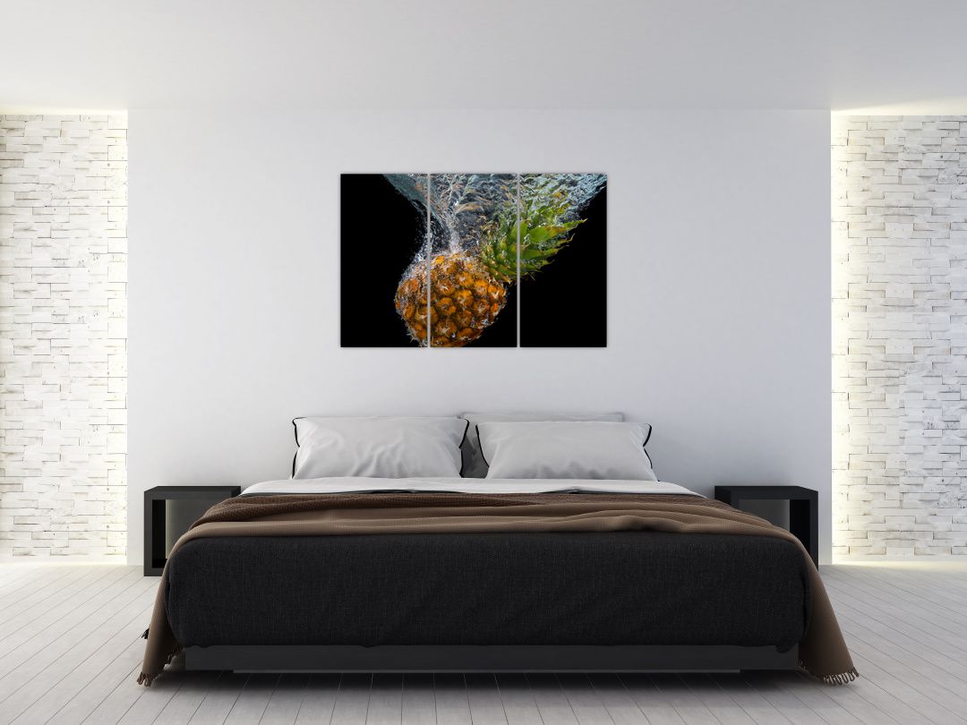 Obraz ananasu ve vodě (V020626V120803PCS)
