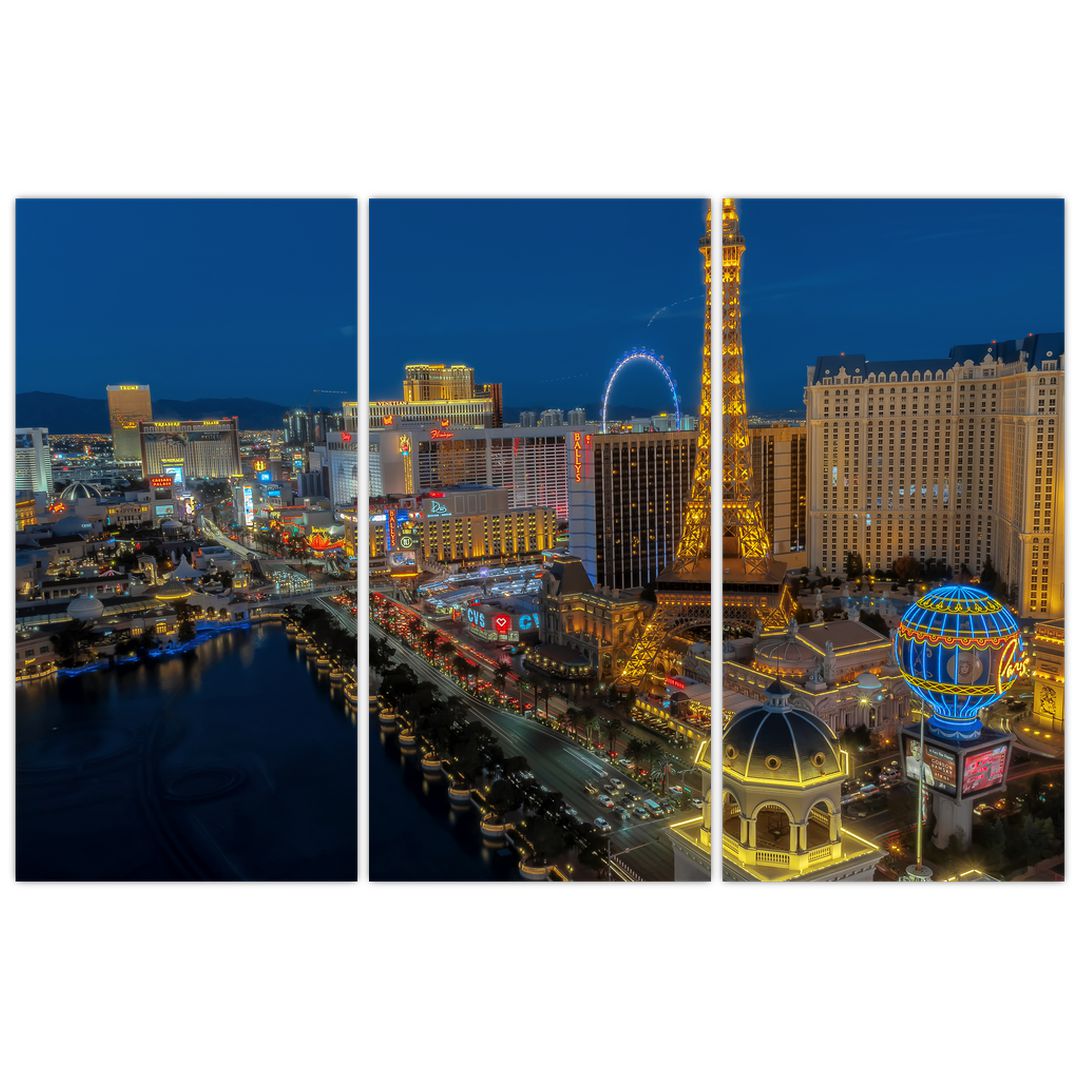 Obraz nočního Las Vegas (V021010V120803PCS)