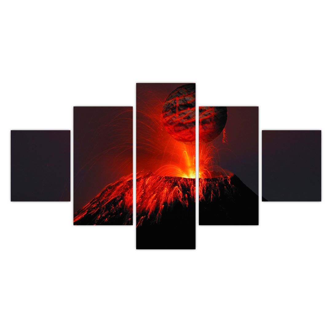 Obraz vulkánu (V020642V12570)
