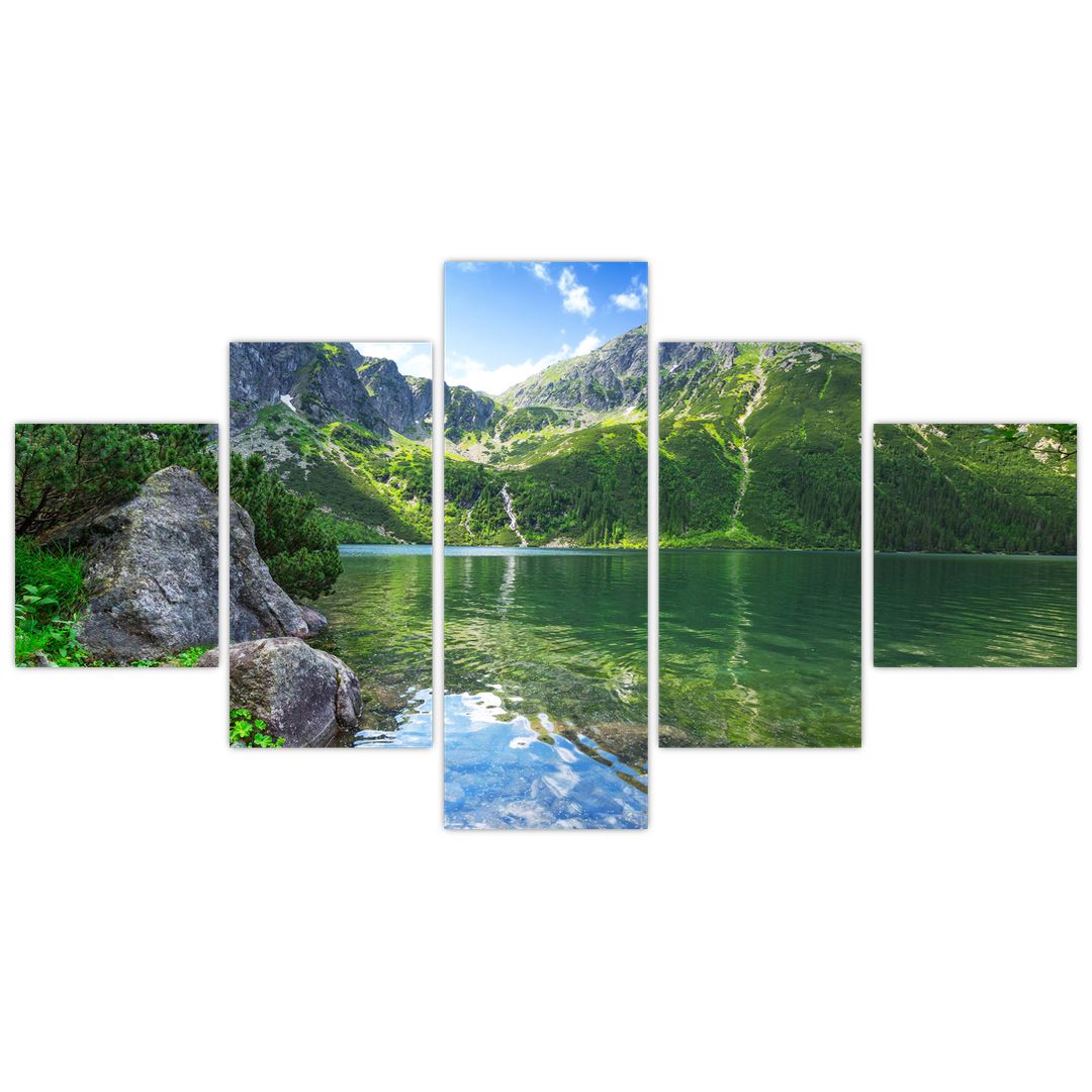 Obraz jezera v Tatrách (V021101V12570)
