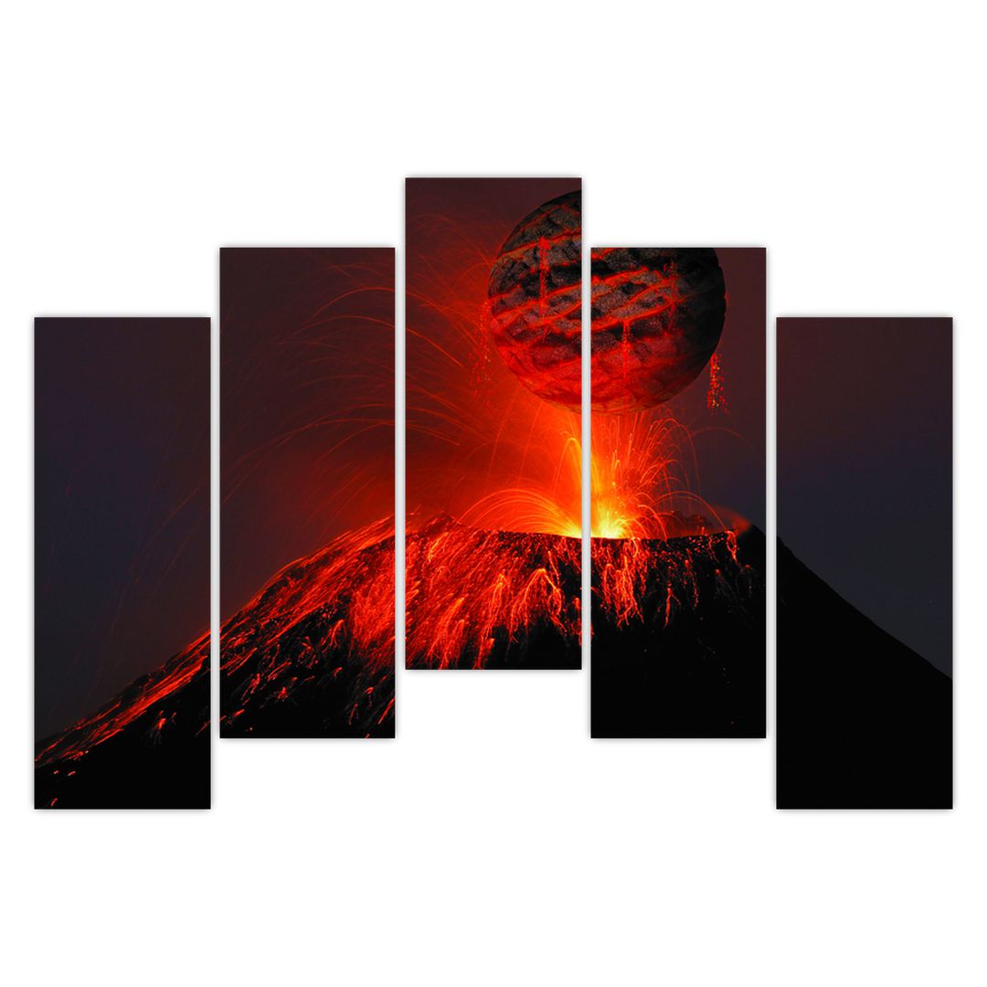 Obraz vulkánu (V020642V12590)