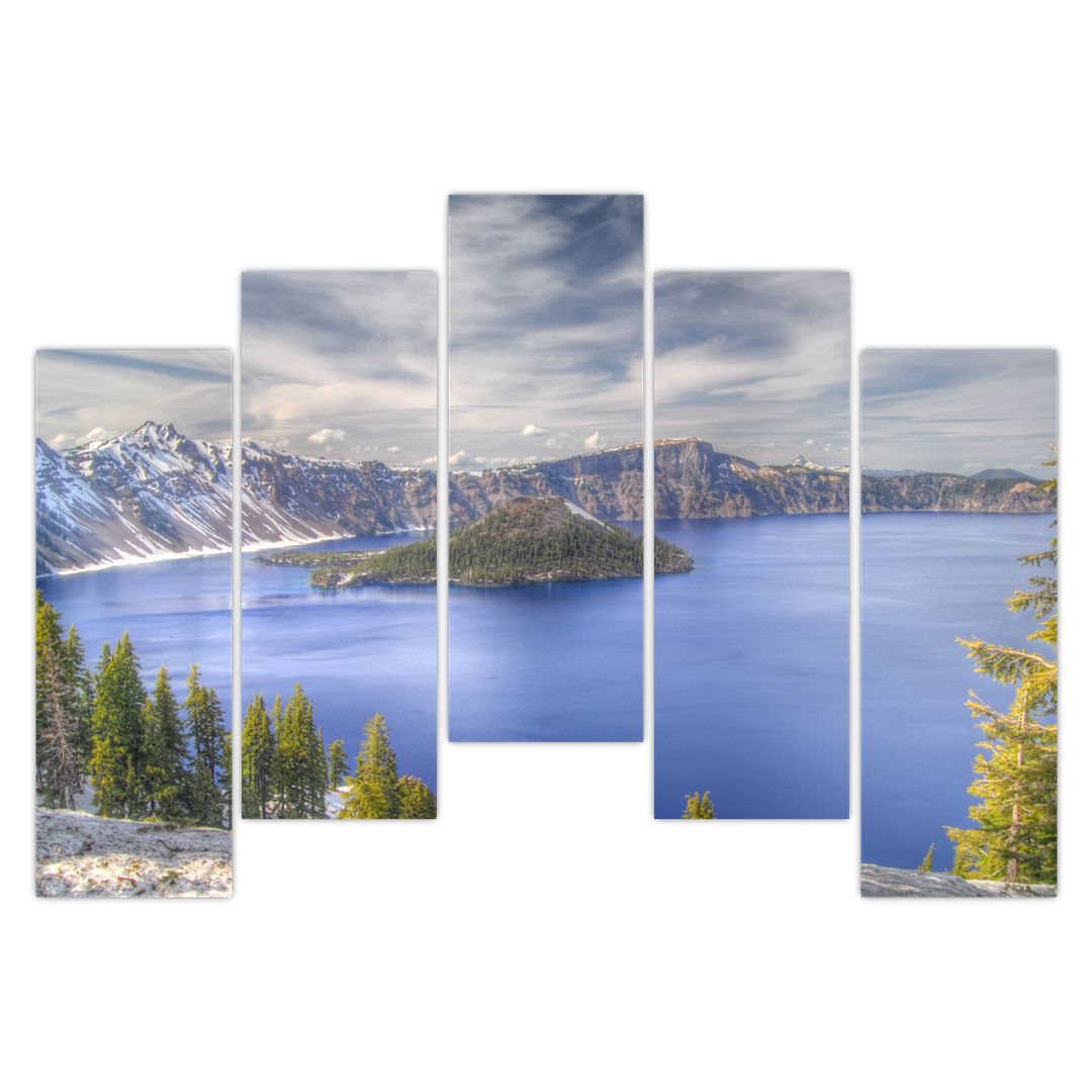 Obraz horského jezera (V020644V12590)