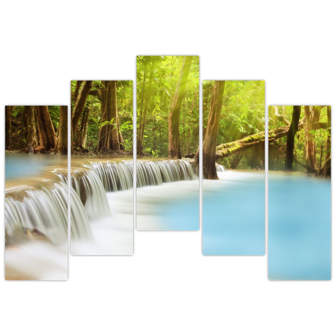 Obraz Huai Mae Kamin vodopádu v lese (V020933V12590)