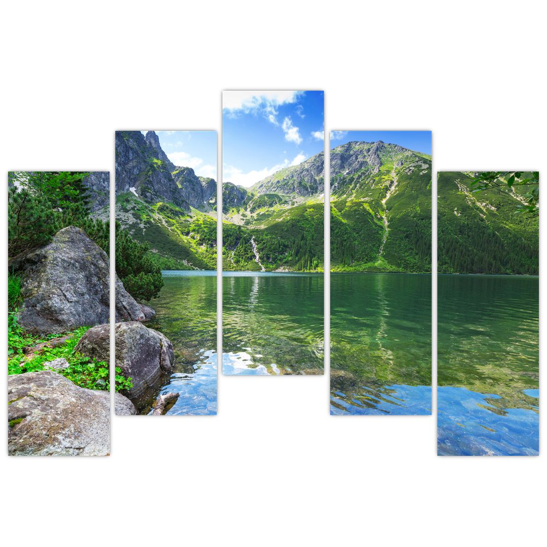 Obraz jezera v Tatrách (V021101V12590)