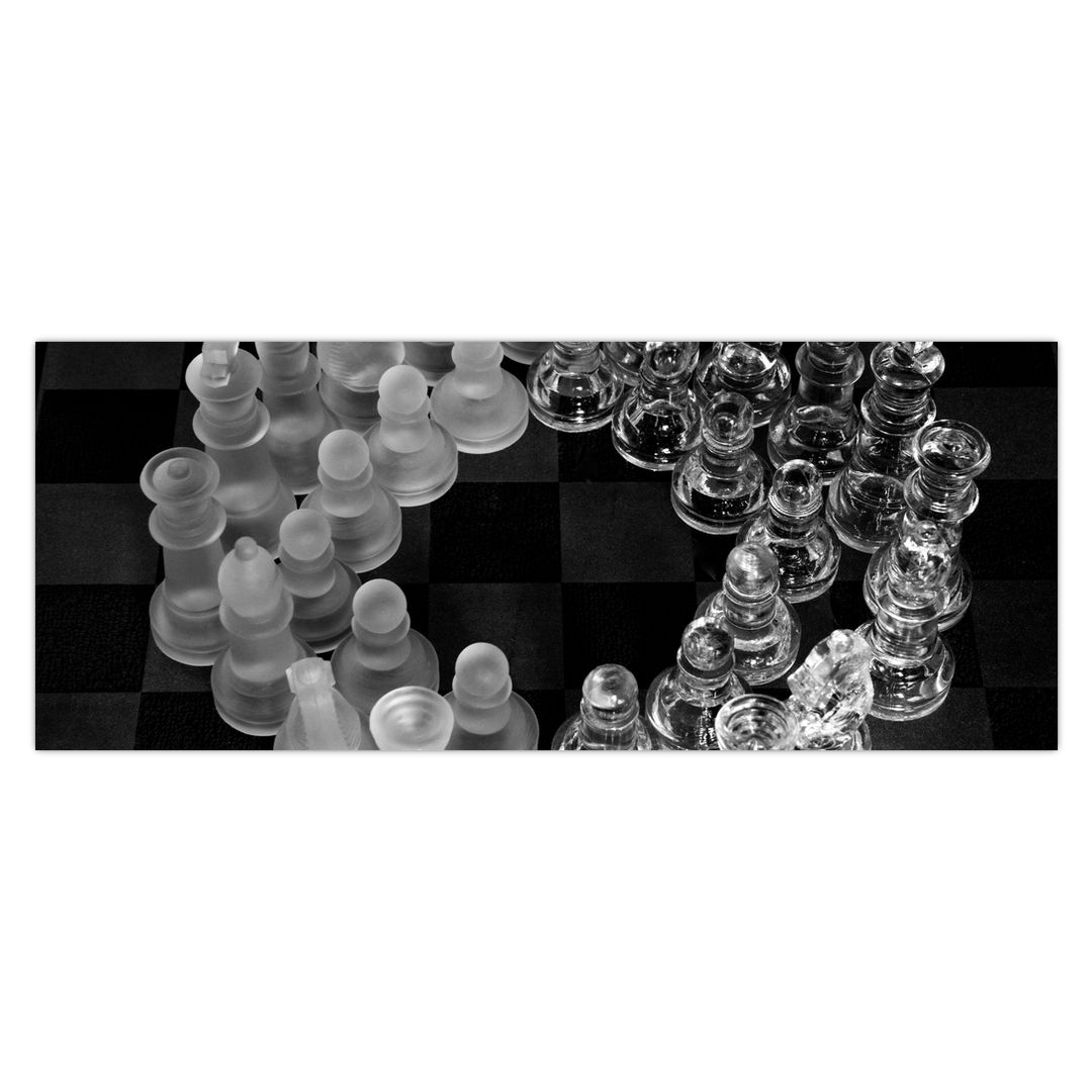 Obraz - černobílé šachy (V020598V14558)