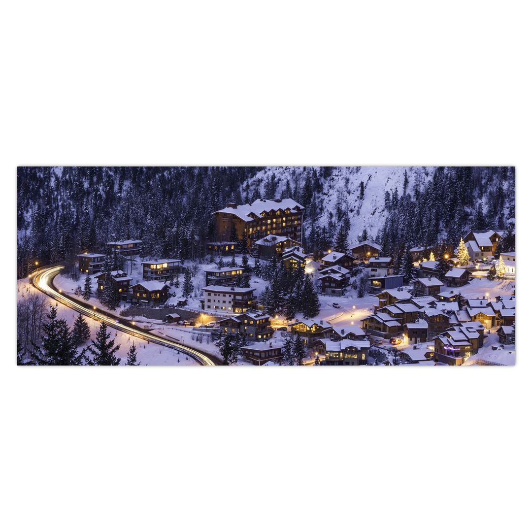 Obraz - horské zimní městečko (V020600V14558)