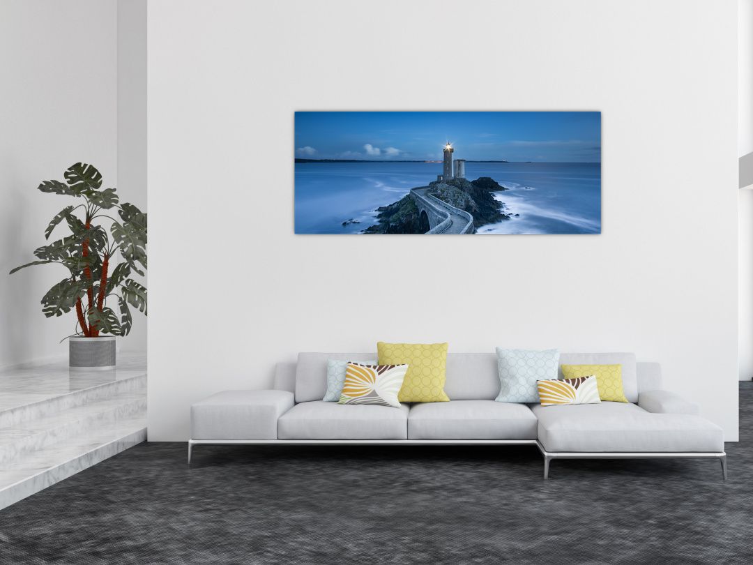 Obraz majáku a moře (V020918V14558)