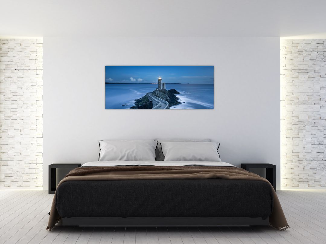 Obraz majáku a moře (V020918V14558)