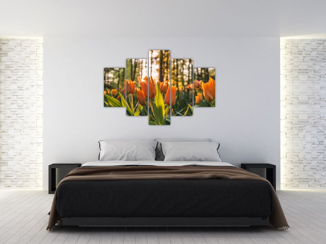Obraz - oranžové tulipány (V020552V150105)