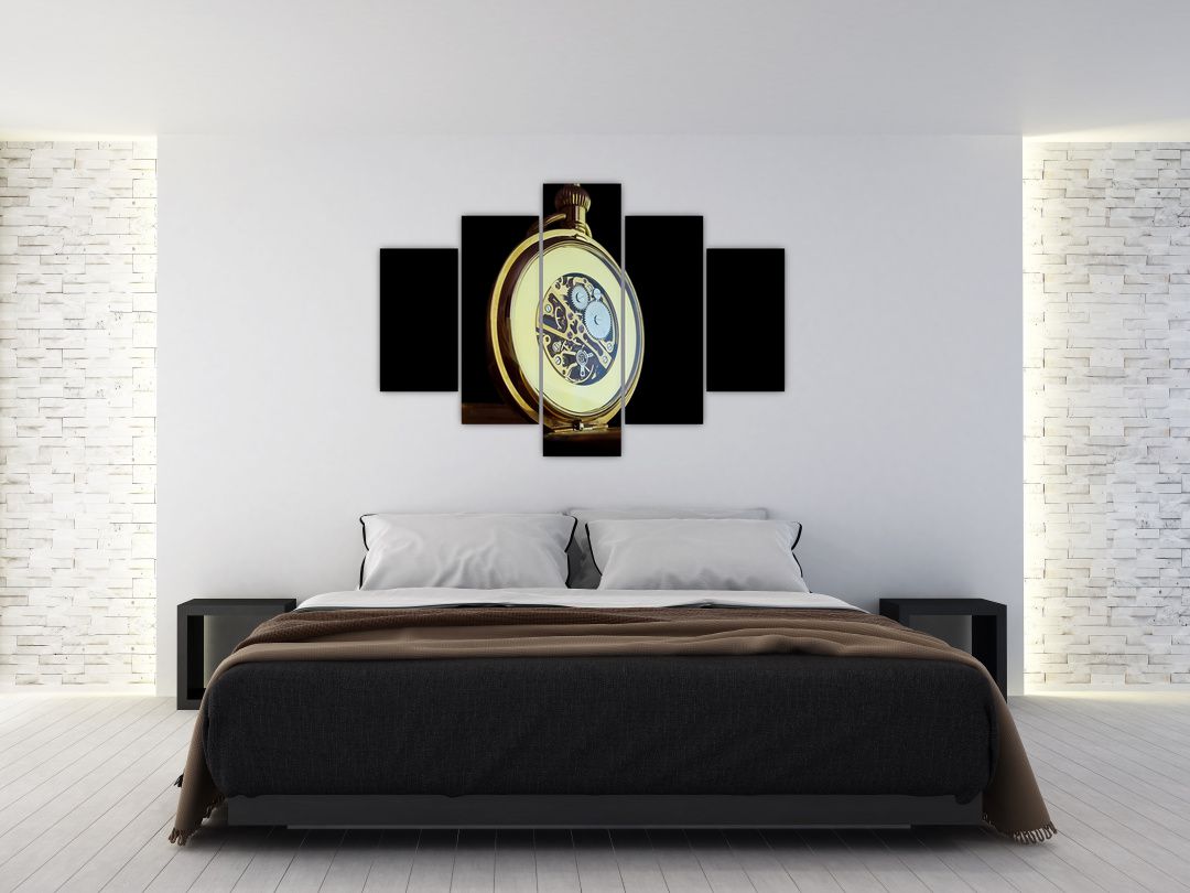 Obraz zlatých kapesních hodinek (V020569V150105)