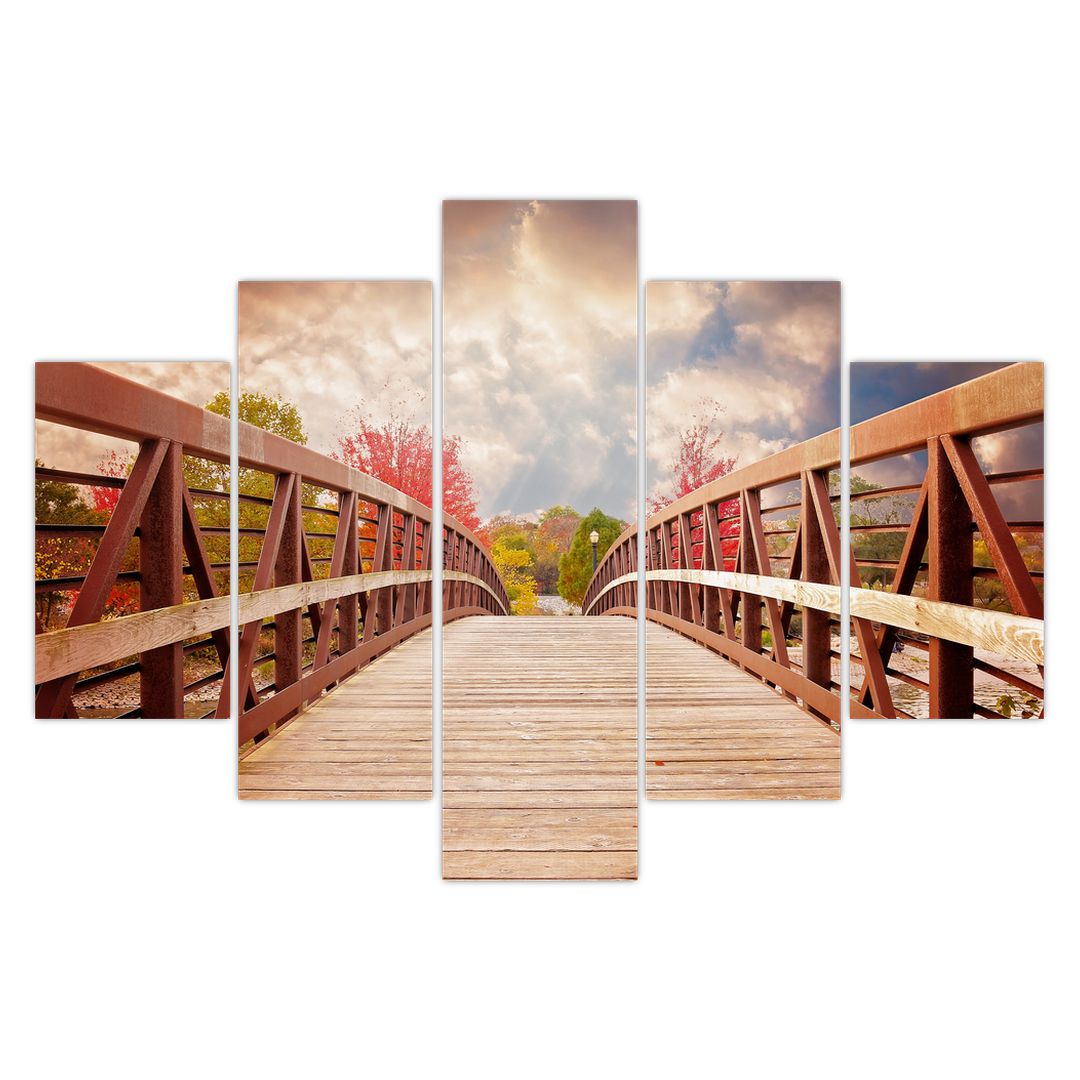 Obraz - dřevěný most (V020592V150105)