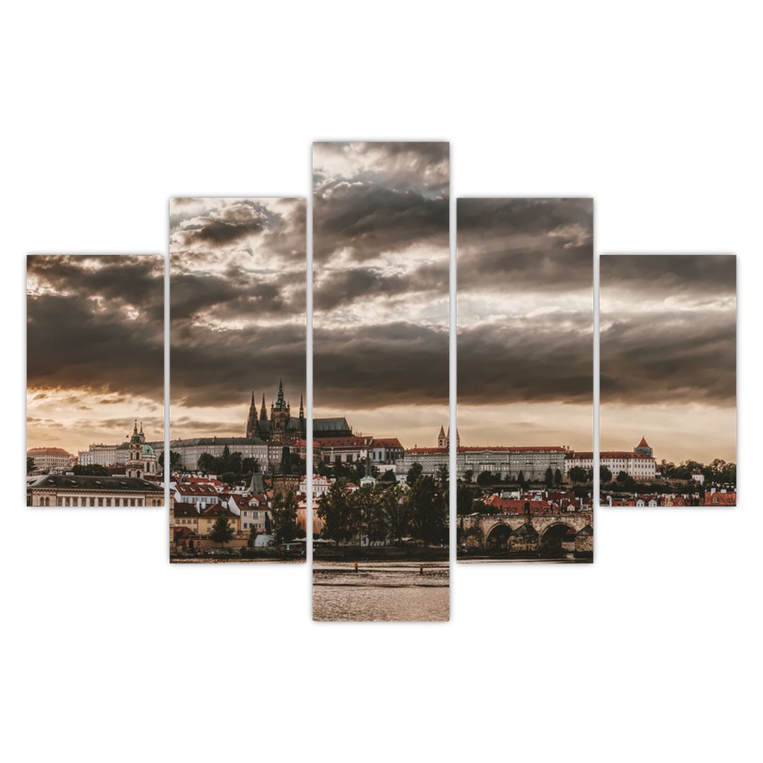 Obraz Pražského hradu v šeru (V020608V150105)