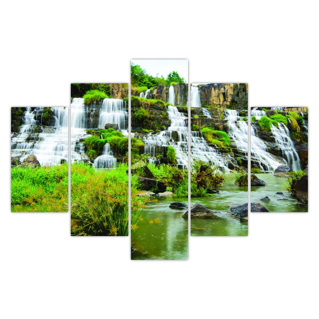Obraz - vodopády se zelení (V020617V150105)