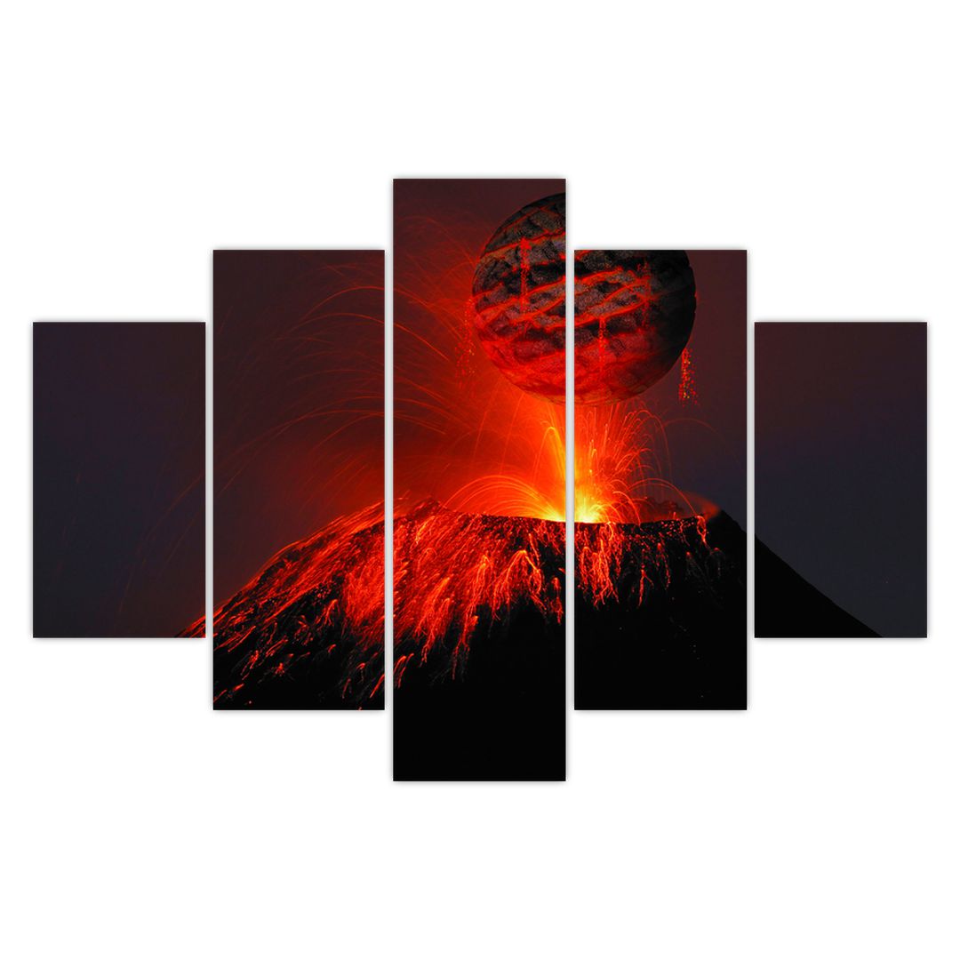 Obraz vulkánu (V020642V150105)